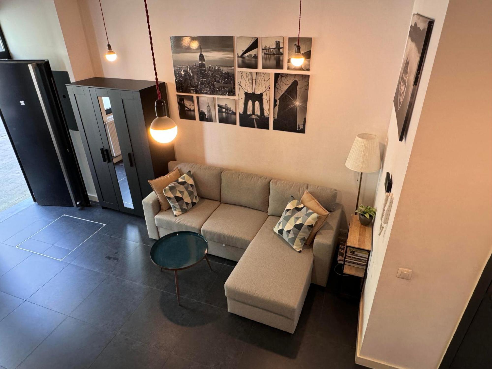 Modern Cozy Studio With Backyard Antwerpen Eksteriør bilde