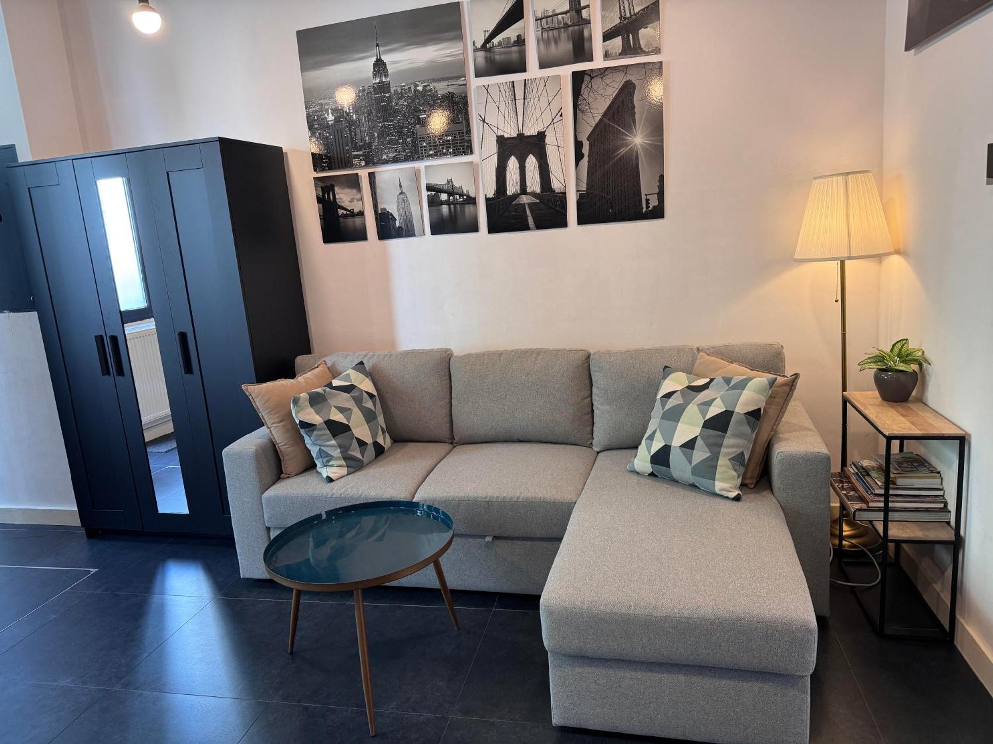 Modern Cozy Studio With Backyard Antwerpen Eksteriør bilde